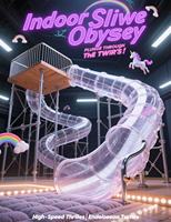 Aire de Jeu Intérieure Écologique Onirique pour Enfants, Plan de Conception 3D, Sécurisée pour Scènes Commerciales, Personnalisation, Château Gonflable Amusant