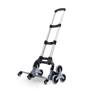 Stille Winkel Aluminium Handbagage <span class=keywords><strong>Trolley</strong></span> Met Rubberen Wiel Opvouwbare Trap Klimmen - Product Image 1