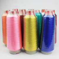 Benang Metalik Lurex Warna Emas untuk Penggunaan Sulaman Silang