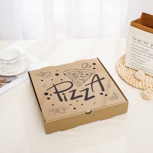Tùy chỉnh thiết kế với in logo bánh pizza hộp dày sóng bánh pizza hộp Takeaway Baking <span class=keywords><strong>Box</strong></span> với biểu tượng tùy chỉnh - Product Image 3