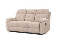 Ensemble de canapés électriques inclinables en cuir, fauteuils inclinables en cuir imperméable, surface facile à nettoyer pour le mobilier de salon
