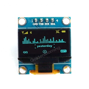 PMOLED SSD1315 <span class=keywords><strong>I2C</strong></span> 0.96 Mô Đun Hiển Thị <span class=keywords><strong>OLED</strong></span> 0.96 Inch Màu Vàng/Xanh Với Độ Phân Giải 128X64 - Product Image 1
