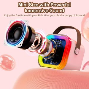 Machine de karaoké portable à LED pour la maison, mini système de karaoké avec haut-parleur pour enfants, très vendue - Product Image 2