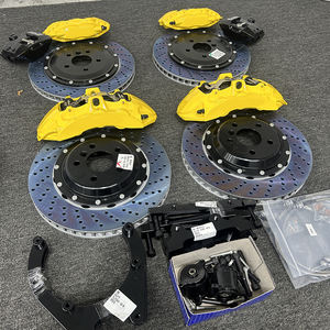 Étrier de frein à six pistons jaune fluorescent HSL, disque de frein perforé et ventilé de 380 mm pour Volkswagen T-Cross <span class=keywords><strong>Taigo</strong></span> Taos Atlas - Product Image 4