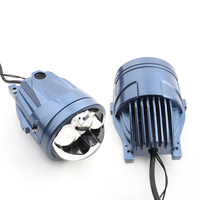 Projecteur antibrouillard bi-LED à triple lentille tricolore 3 pouces 3000K 4300K 6000K 84W 10000LM, feux de croisement et de route pour voiture