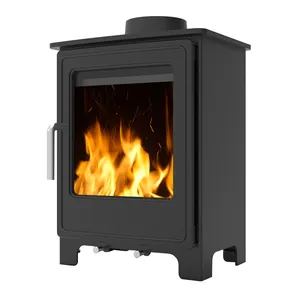 Wholesale Style Built-In Wood Burning Stove Room Corner Decorative Stove With High Efficiency Visual Fireplace