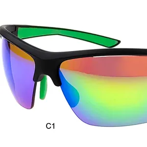Grosir dompet dan kacamata hitam pria, pemasok kacamata olahraga terpolarisasi sepeda