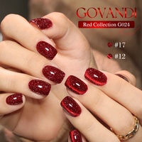 HEMA GRATUIT Govandi 30 Couleurs Rouge Collection Cat Eye Gel Polish Set Marque privée Vente en gros de vernis à ongles Gel de peinture à ongles Logo personnalisé
