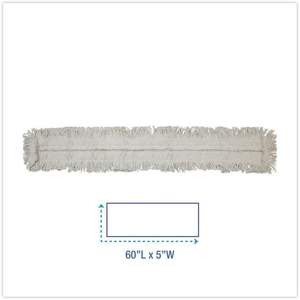 Cabezal de Mopa de Tela Rectangular de Alta Eficiencia MopDustCut-End de 12 Unidades, con Mango Telescópico de Acero Inoxidable para Limpieza de Suelos en el Hogar - Product Image 1