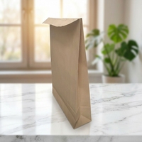 Sac en papier express résistant aux déchirures pour le commerce électronique, pochette d'expédition imperméable grande capacité avec poignée plate