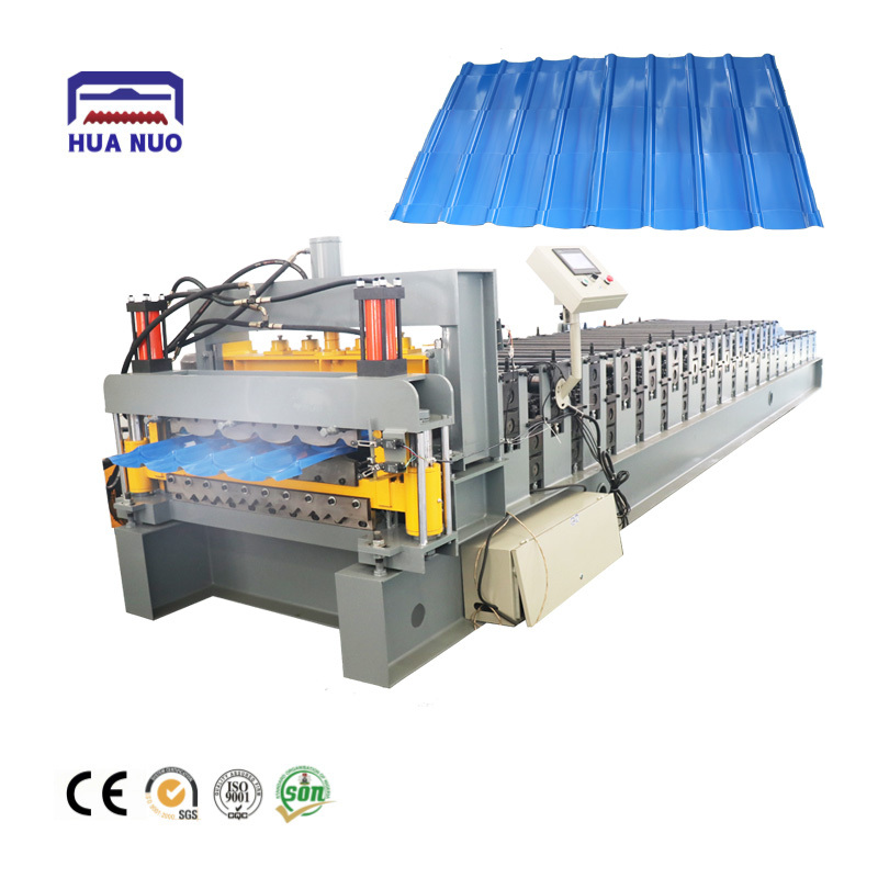 Customize Glazed Colored Roof Tiles Machine