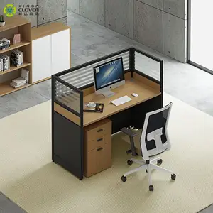 Foshan Furniture Supplier Xinda Clover Office Cubicle Workstation Modern For 2 4 6 8 Person