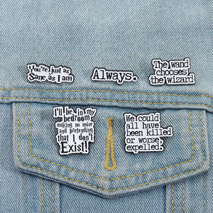 我郑重发誓我没好珐琅别针魔术报价胸针翻领徽章饰品礼品批发 - Product Image 1