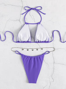 ヨーロッパのファッションストリングスツーピースセクシー水着水着水着Mujeresマイクロビキニ - Product Image 4