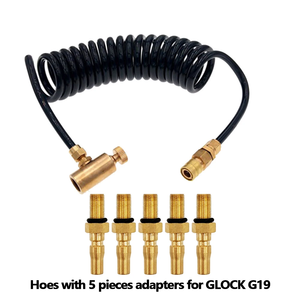 HPA Fit noir + or laiton cylindre bidons bobine tuyau à distance US Foster 2302 femelle coupleur adaptateur de déconnexion rapide OEM - Product Image 6