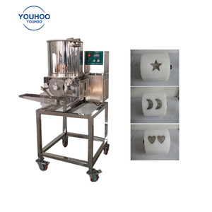 Remplissage automatique machine à pâtés de hamburgers machine à croquettes patate douce boue à gâteau machine - Product Image 1