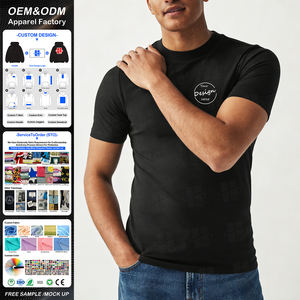 Camisetas de Algodón Lisas para Hombre, Manga Corta, Corte Regular, Preencogidas, Transpirables, con Logotipo Impreso Digital Personalizado, Marca Privada, Venta al Por Mayor OEM - Product Image 1