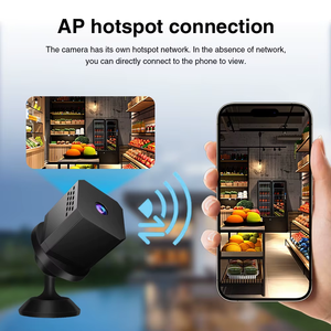 Новая портативная умная Wi-Fi IP-камера с обзором 360 градусов, детектором движения, для домашней безопасности, ночное видение - Product Image 3