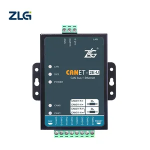 ZLG CAN bus to Ethernet Industrial Grade High Performance Ethernet to CAN Converter CAN-bus Analyzer Free Software CANET Series