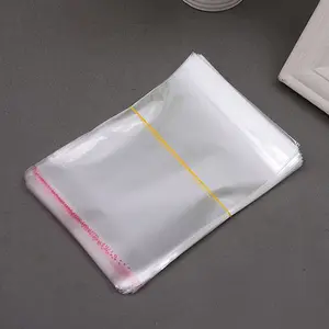 Sacs en plastique clairs auto-adhésifs de taille personnalisée 6x9 sacs en cellophane pour l'emballage