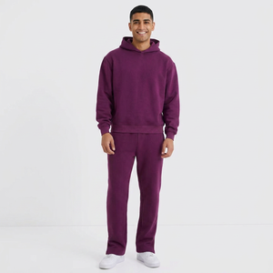Conjunto Deportivo Unisex Personalizado con Lavado Ácido, Diseño 2 en 1, 100% Algodón, Ropa Deportiva de Invierno - Product Image 1