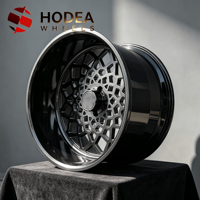 Jantes forgées à rayons en H de 20/22/24/26 pouces à déport profond pour F-150 Silverado Ram 1500 F-250 Tundra Titan avec logo personnalisé sur le capot et gravure sur le rebord