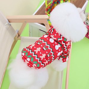 도매 멋진 강아지 옷 크리스마스 애견 스웨터 테디 비숑 반려동물 의류 펫 커플룩 - Product Image 6