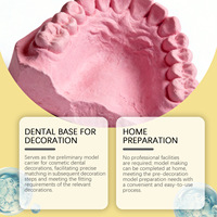 Kit de Decoración Dental de Marca Propia para que Puedas Crear un Modelo Dental, Material de Masilla para Moldes Dentales, Juego de Modelos de Yeso Dental