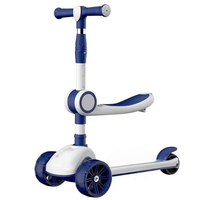 Bicicleta de Equilibrio para Bebés, Andador, Correpasillos, Juguete, Patinete Ajustable Barato para Niños, Patinete de 3 Ruedas