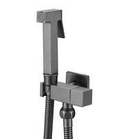 Robinet pulvérisateur carré pour commerce extérieur transfrontalier, ensemble d'accessoires WC à eau froide, corps en alliage de zinc, pulvérisation pressurisée pour lavage