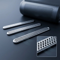 Grille de protection en maille métallique en acier inoxydable anti-poussière et transparente pour microphone, pièce de rechange pour écouteurs sans fil