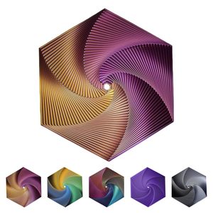 Anti-Anxiety Custom 3D Printed Eco-Friendly Plastic Fidget Hexagon Infinity Cube Stress Relief Desk Toy for Boys & Girls - Product Image 4