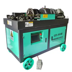 QZD-SK50 CNC Rebar Parallel Thread Rolling Screw Making Machine Price