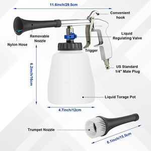 Industrial Machinery High Pressure Automatic <b>Car</b> <b>Washing</b> <b>Machine</b> Gun,Dust Water Removal & Drying, Automotive Cleaning With Foam - Product Image 3