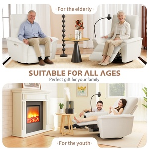 <span class=keywords><strong>Fauteuil</strong></span> inclinable pivotant robuste et rembourré avec port USB-C, <span class=keywords><strong>fauteuil</strong></span> à bascule facile à <span class=keywords><strong>nettoyer</strong></span> <span class=keywords><strong>pour</strong></span> chambre à coucher - Product Image 4