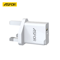 ASPOR 18W QC4.0 Pengisi Daya Nirkabel 3-in-1 untuk Rumah dengan Proteksi OTP/OVP Logo Dapat Disesuaikan Harga Grosir Kecepatan Tinggi