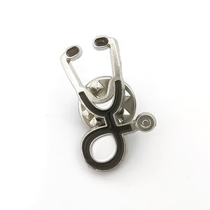 เข็มกลัดรูปหูฟังแพทย์ สำหรับพยาบาล แพทย์ นักศึกษาแพทย์ ติดเสื้อ กระเป๋า ผู้หญิง ผู้ชาย - Product Image 3