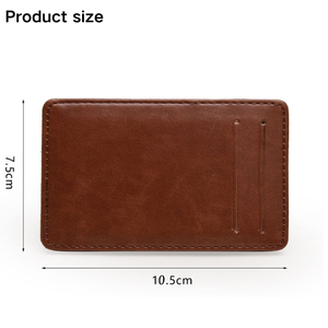 Offre Spéciale ultra-mince bande élastique carte de crédit poche à monnaie portefeuille magique fermeture éclair porte-monnaie porte-monnaie - Product Image 2