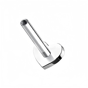 Piercing de lèvre en acier inoxydable à insérer, type bâtonnet, fond plat, pour l'oreille, accessoires de bijoux unisexes, bijoux DIY - Product Image 1