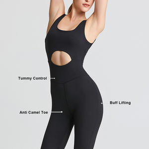 MIQI combinaison de sport dos nu en forme de V Style chaud femmes danse une pièce Fitness Yoga <span class=keywords><strong>body</strong></span> pour grande fille - Product Image 6