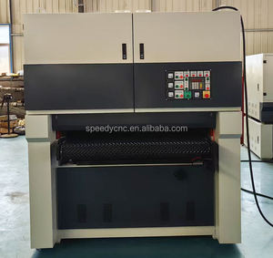 Automatische drie-kopige schuurmachine voor multiplex, MDF en hout, hoge precisie CNC 3-kopige bandkalibrerende schuurmachine voor hout - Product Image 2