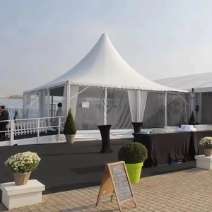 Tente Pagode en Aluminium 8x8m 10x10m pour Mariages et <span class=keywords><strong>Location</strong></span> d'Événements de <span class=keywords><strong>Luxe</strong></span> - Product Image 3