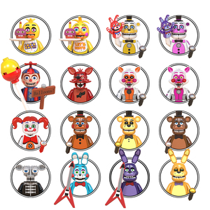 Vente en gros de jouets éducatifs pour enfants FNAF Midnight Bear <span class=keywords><strong>Freddy</strong></span> Bonnie Chica Foxy Horror Mini Juguetes, ensembles de blocs de construction pour enfants - Product Image 2