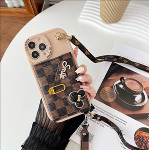 Populaire mignon dessin animé <span class=keywords><strong>Mickey</strong></span> bandoulière corde carte sac <span class=keywords><strong>coque</strong></span> de téléphone pour <span class=keywords><strong>iphone</strong></span> 15 14 13 13 plus/pro/pro max - Product Image 5