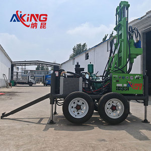 แท่นขุดเจาะบ่อน้ำขนาดเล็กยอดนิยม แท่นขุดเจาะไฮดรอลิกยกสูง 230 เมตร อุปกรณ์ขุดเจาะแบบพกพา - Product Image 4