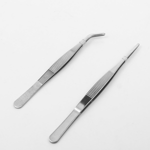 <span class=keywords><strong>Pinzas</strong></span> <span class=keywords><strong>de</strong></span> Punta Fina <span class=keywords><strong>de</strong></span> Alta Calidad para <span class=keywords><strong>Laboratorio</strong></span>, Rectas y Curvas, <span class=keywords><strong>de</strong></span> Acero Inoxidable Plateado - Product Image 6