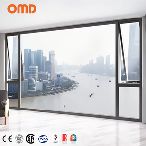 Fenêtres à battant modernes en aluminium trempé double vitrage grilles personnalisées filets de fenêtre en <span class=keywords><strong>baie</strong></span> <span class=keywords><strong>vitrée</strong></span> <span class=keywords><strong>avec</strong></span> <span class=keywords><strong>serrure</strong></span> pour bébé - Product Image 1