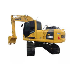 Excavatrice sur chenilles d'occasion 20 tonnes d'origine pour KOMATSU PC200-7, fabriquée au Japon, avec composant moteur essentiel - Product Image 1