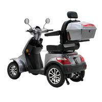 Scooter de mobilité motorisé à quatre roues robuste et étanche 1000W en alliage d'aluminium amovible, certifié COC CEE, en stock UE, vente chaude