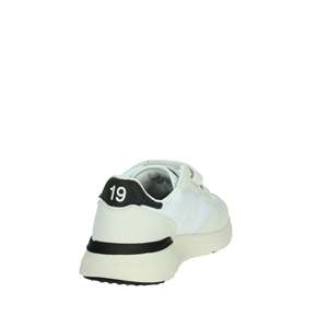 Sun68 Children's Sneakers Z35320K White Velcro Closure Trendy Canvas <b>Shoes</b> - Product Image 3